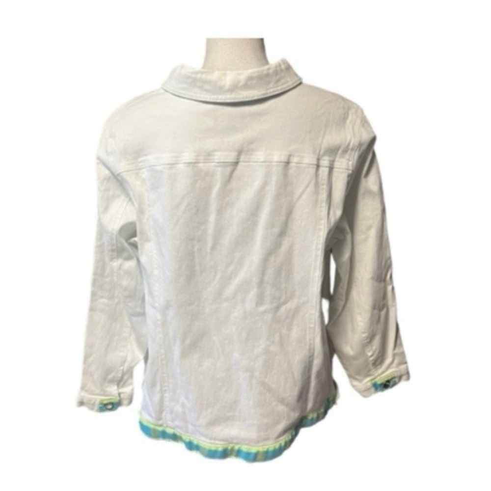 Quacker Factory Embroidered Denim‎ Jacket - Picture 2 of 5